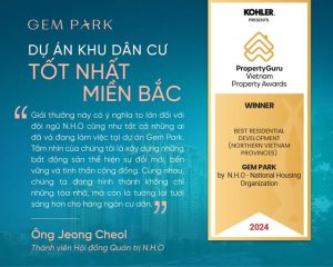 Dự án khu dân cư miền Bắc được vinh danh là dự án tốt nhất miền Bắc