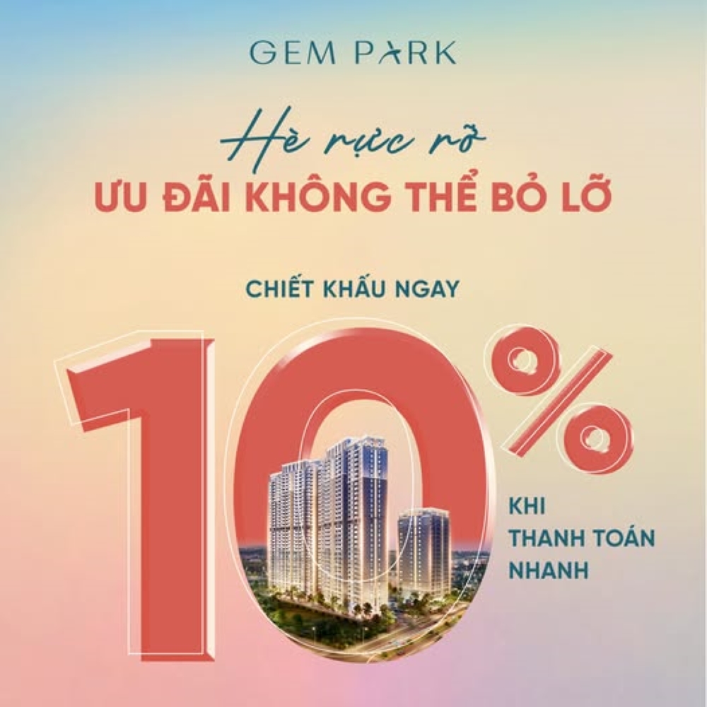 Bản chất của chính sách ưu đãi tại Gem Park Hải Phòng là hiệu quả tài chính dài hạn Bản chất của chính sách ưu đãi tại Gem Park Hải Phòng là hiệu quả tài chính dài hạn