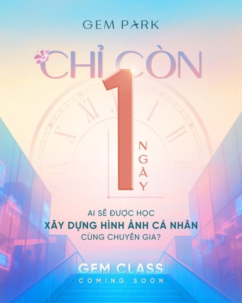 Chỉ còn 1 ngày để đăng kí tham gia sự kiện Gem Class Chỉ còn 1 ngày để đăng kí tham gia sự kiện Gem Class
