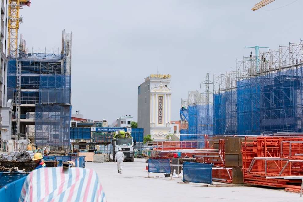 Hình ảnh cập nhật tại công trường thi công dự án Gem Park Hải Phòng Hình ảnh cập nhật tại công trường thi công dự án Gem Park Hải Phòng