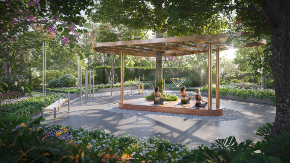 Không gian phục hồi và trị liệu tinh thần của công viên tại chung cư Gem Park Hải Phòng Không gian phục hồi và trị liệu tinh thần của công viên tại chung cư Gem Park Hải Phòng