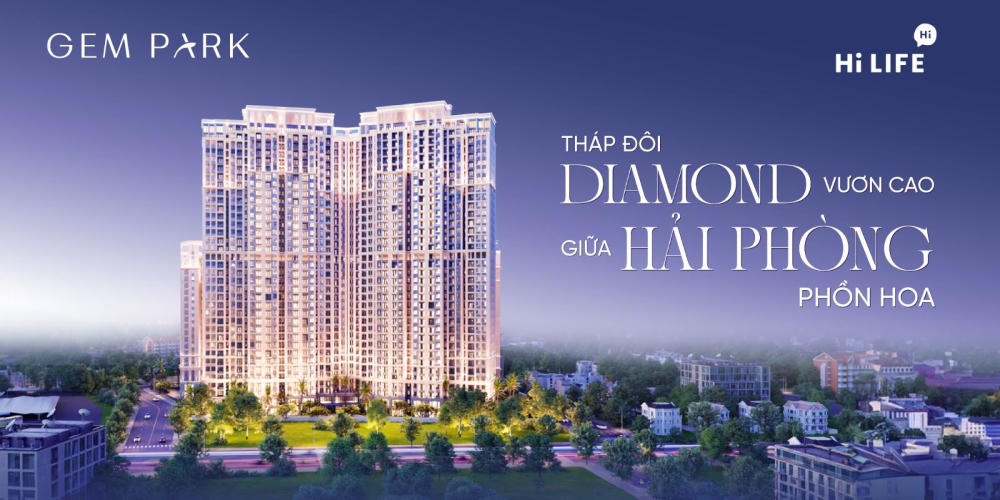 Tháp đôi 36 tầng tại chung cư Gem Park Hải Phòng Cú bứt phá ngoạn mục của không gian sống trên cao Tháp đôi 36 tầng tại chung cư Gem Park Hải Phòng Cú bứt phá ngoạn mục của không gian sống trên cao