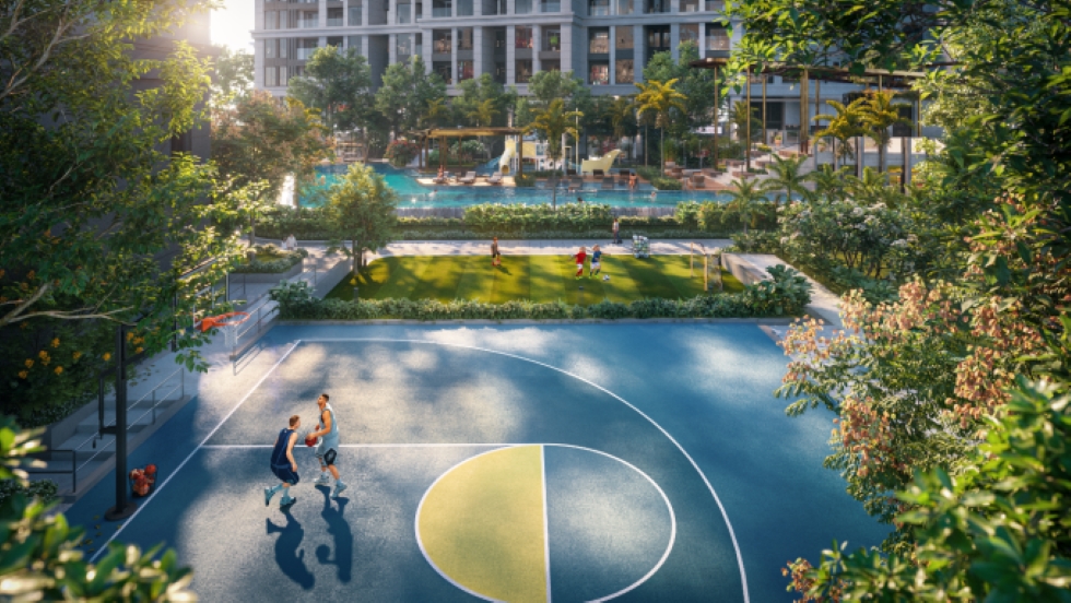 Trải nghiệm thể thao liên hoàn từ sân thể thao đa năng tại chung cư Gem Park Trải nghiệm thể thao liên hoàn từ sân thể thao đa năng tại chung cư Gem Park