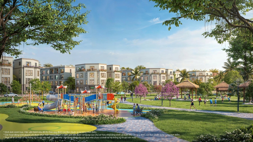 Một số tiện ích trong khuôn viên sản phẩm tại Vinhomes Dương Kinh Hải Phòng