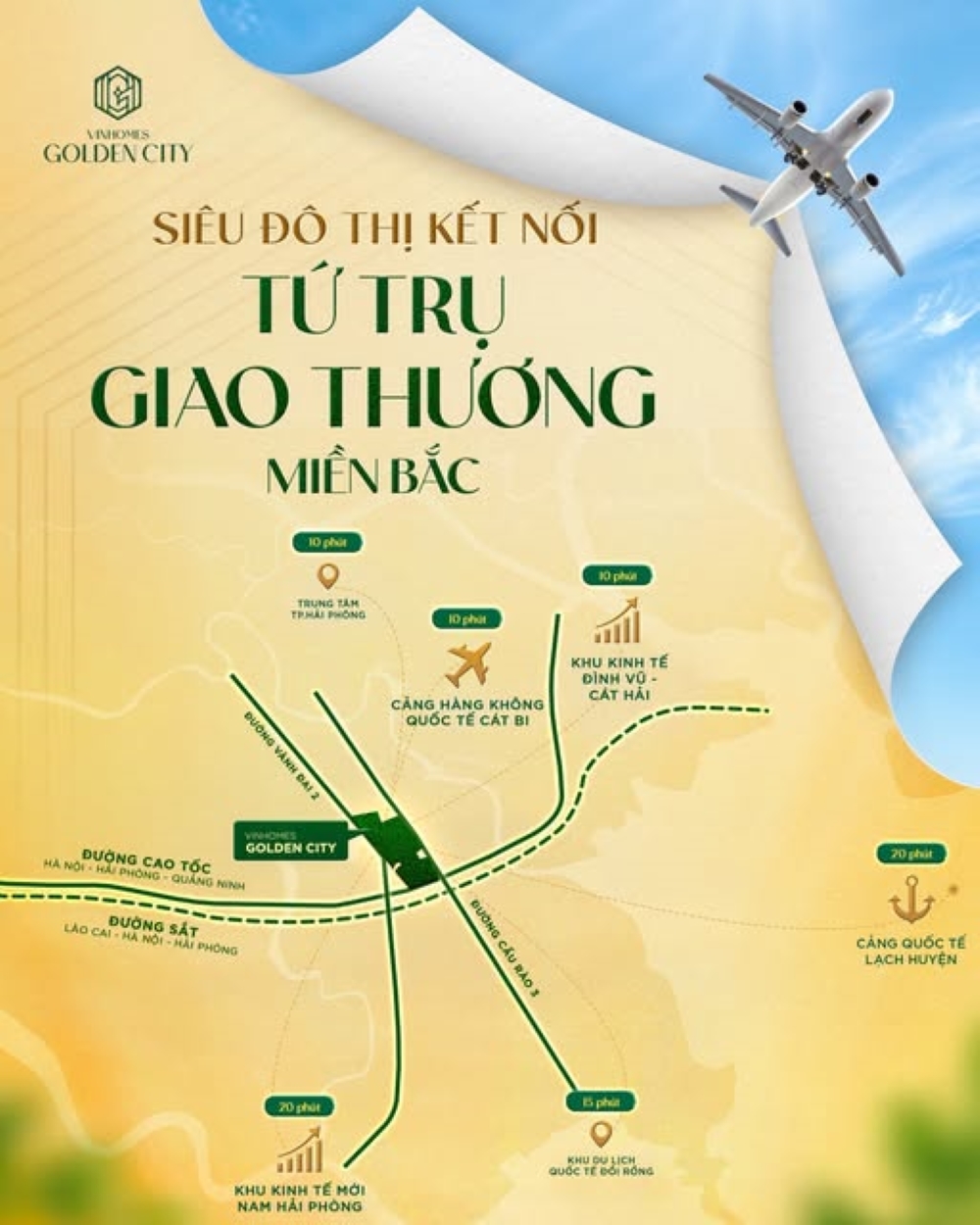 Vinhomes Golden City được ví như siêu đô thị kết nối với tứ trụ giao thương miền Bắc Vinhomes Golden City được ví như siêu đô thị kết nối với tứ trụ giao thương miền Bắc