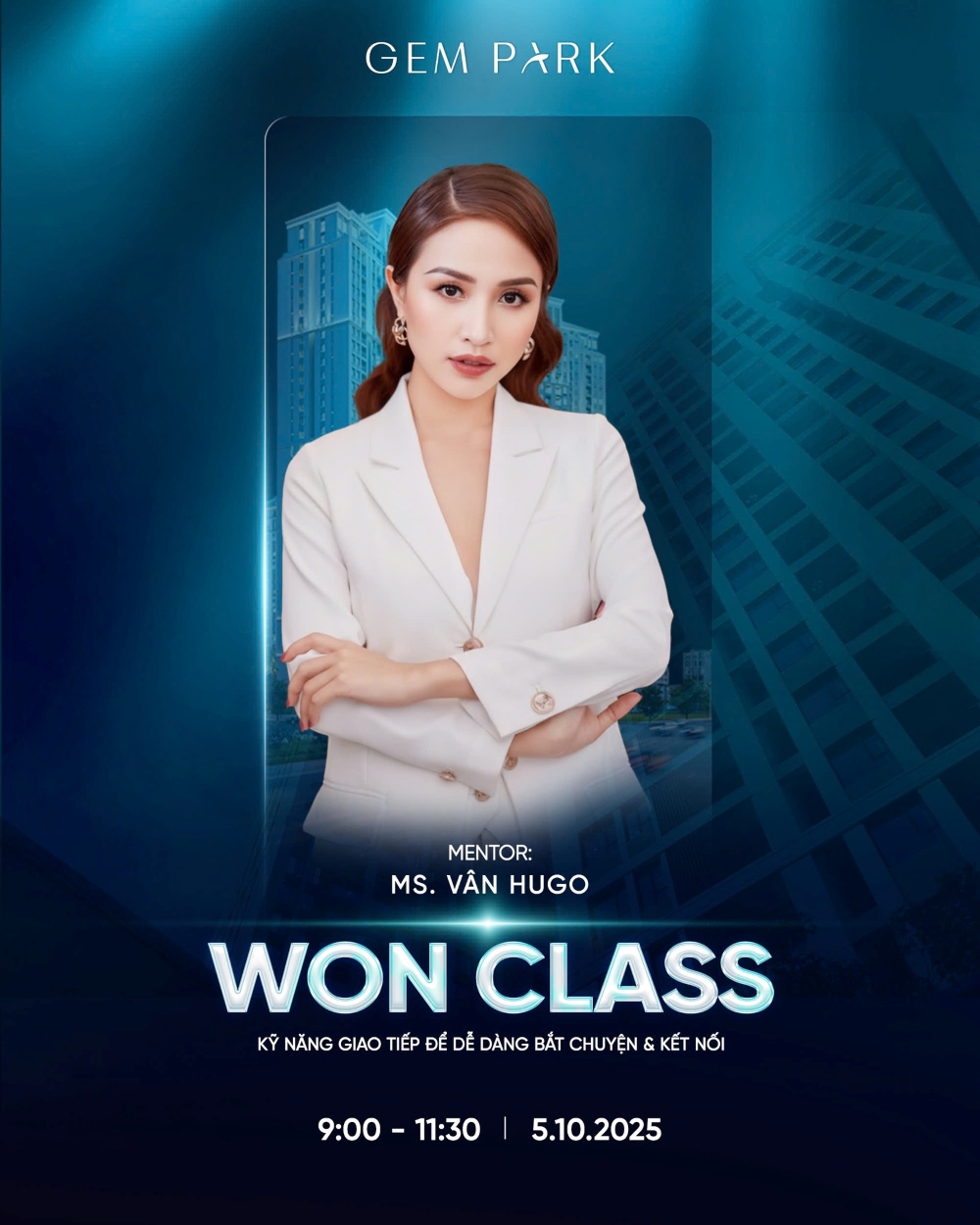 Chuyên gia truyền cảm hứng của Won Class tại chung cư Gem Park Hải Phòng – MC Vân Hugo
