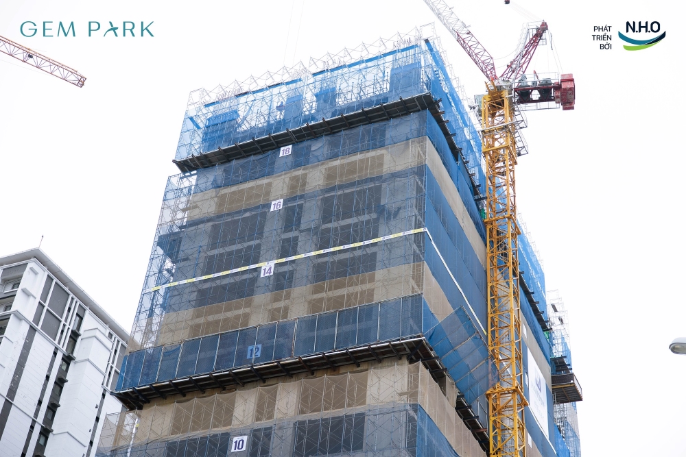 Tổng quan tiến độ thi công chung cư Gem Park Hải Phòng trong T10/2025