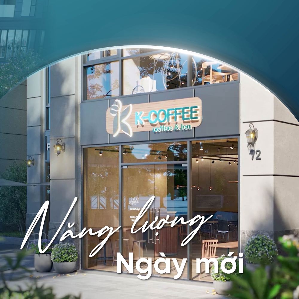 Không gian café – ẩm thực của phố Hàn tại chung cư Gem Park Hải Phòng