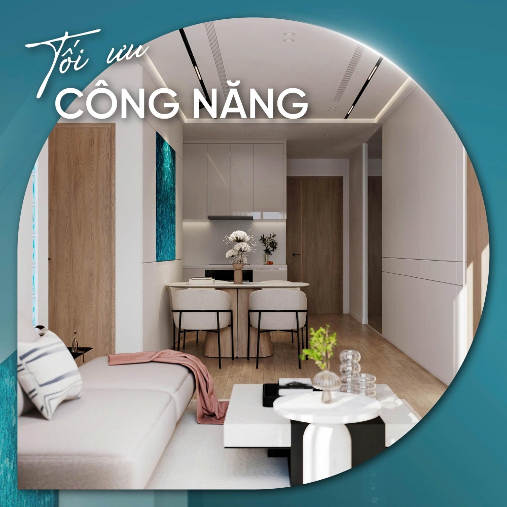 Tối ưu hóa công năng nhờ hệ thống "phẳng hóa" không gian căn hộ 2 phòng ngủ tại chung cư Gem Park