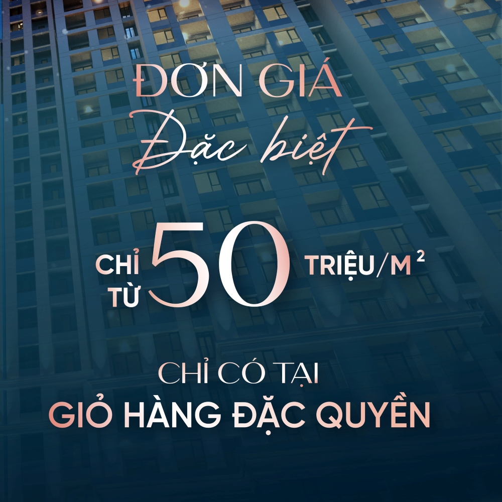 Giá bán căn hộ chung cư Gem Park chỉ từ 50 triệu/m2 Giá bán căn hộ chung cư Gem Park chỉ từ 50 triệu/m2