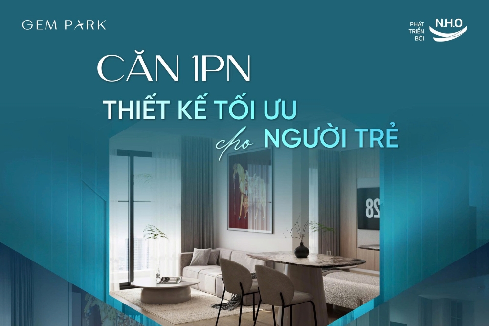 Không gian căn hộ 1 phòng ngủ tại chung cư Gem Park: Tối giản trong hình thức, trọn vẹn trong trải nghiệm