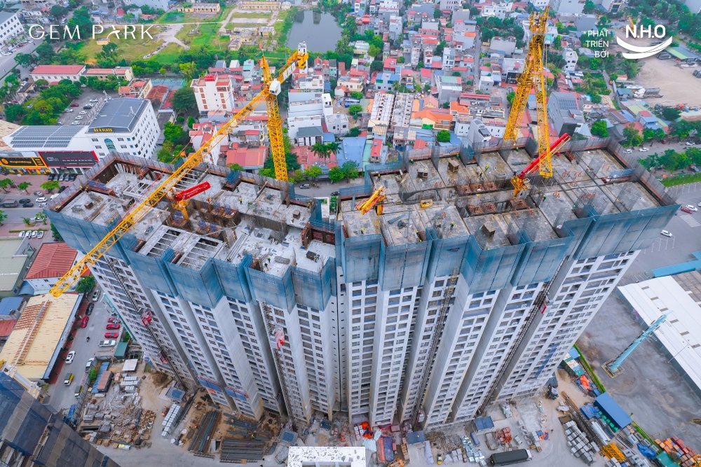 Vai trò của công nghệ xây dựng trong tiến độ thi công chung cư Gem Park Hải Phòng